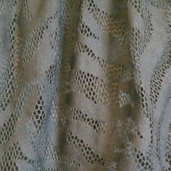 Armani Exchange Black Lace Skater Mini Skirt - Picture 2 of 6